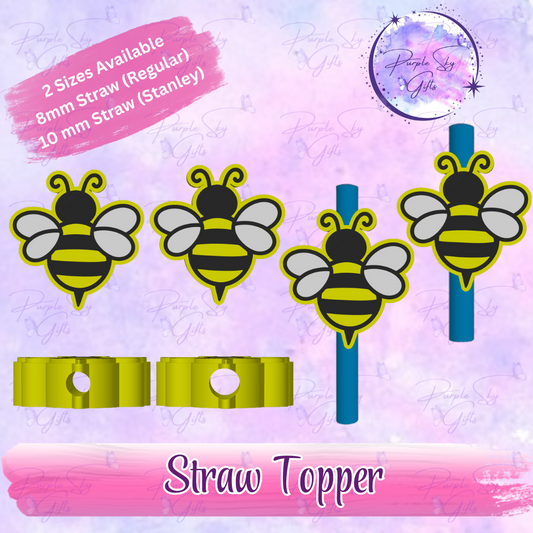 Bumblebee Straw Topper