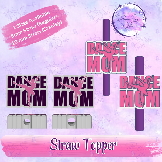 Ballet Dance Mom Straw Topper