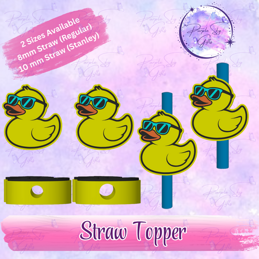 Cool Duck Straw Topper