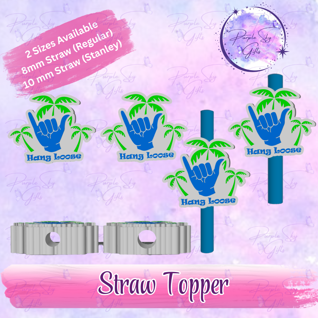 Hang Loose Straw Topper
