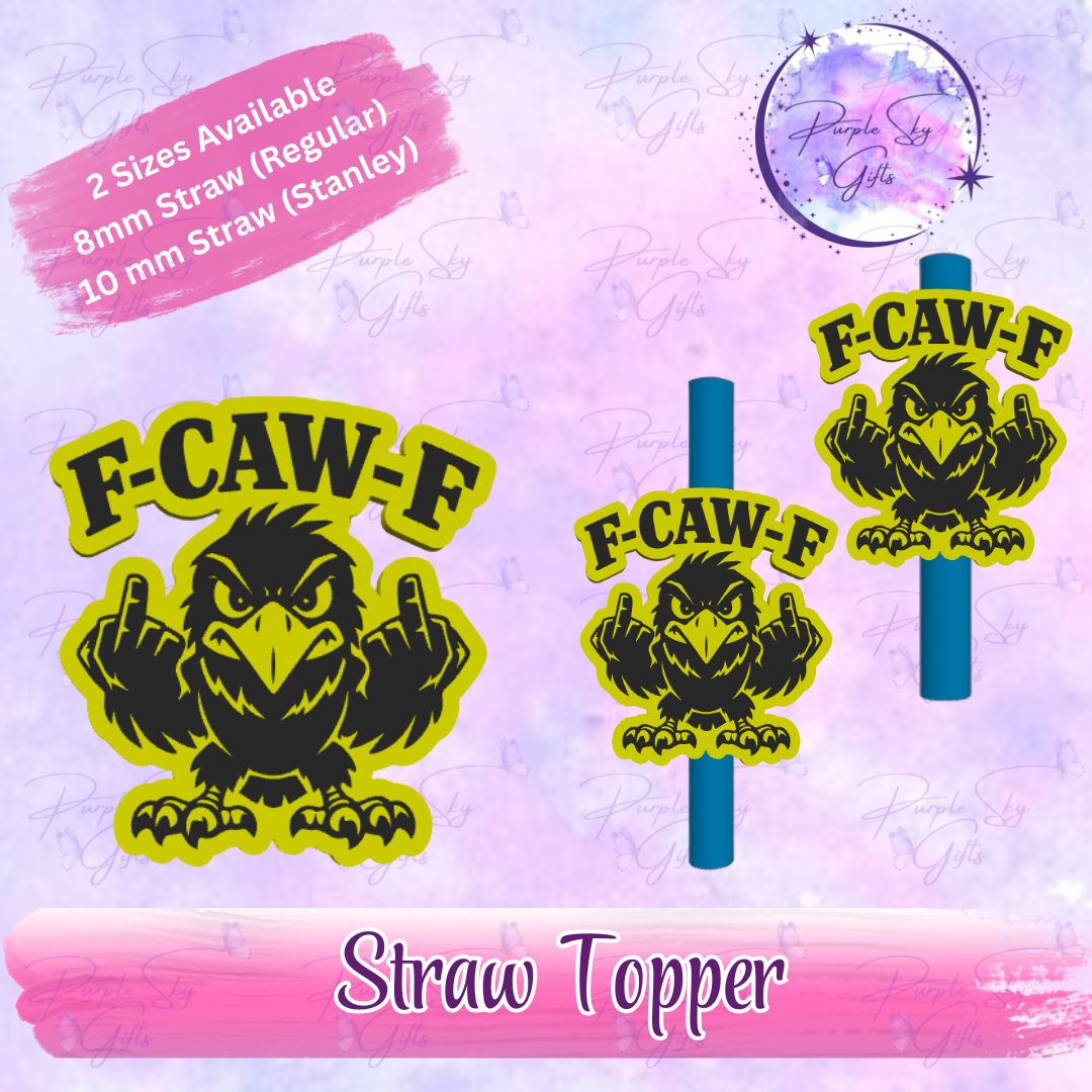 F Caw F Straw Topper