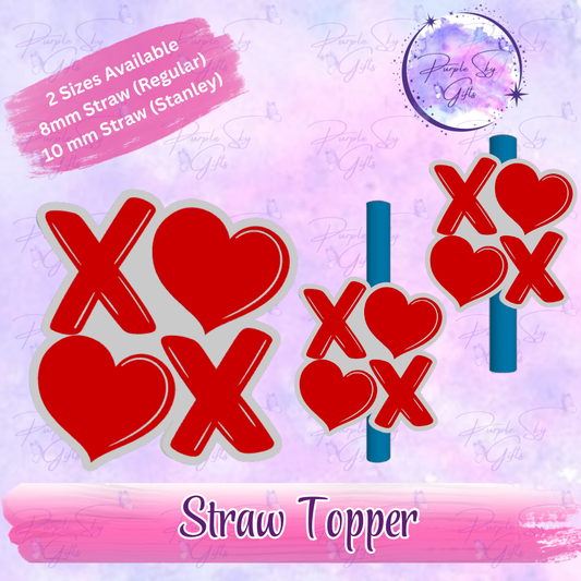 XOXO Straw Topper