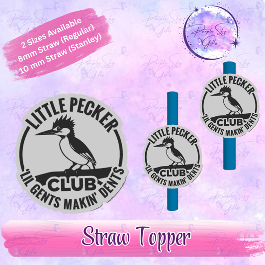 Little Pecker Club Straw Topper