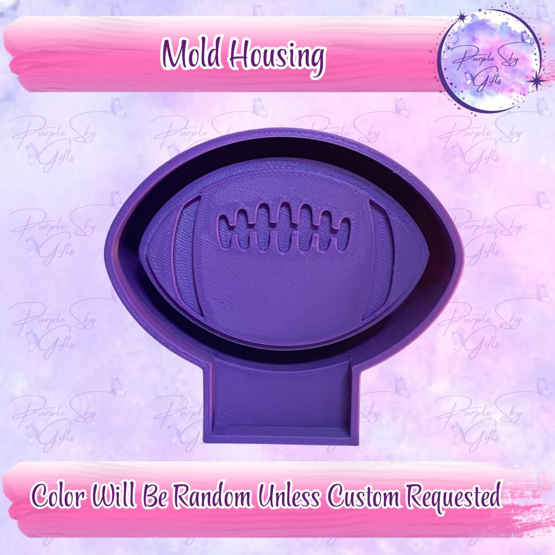 Football Freshie Mold Housing OR Silicone Mold