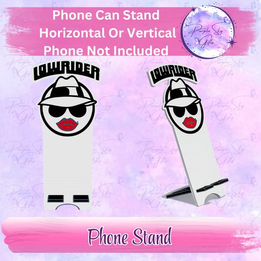 Lowrider Chola Woman With Wording Phone Stand