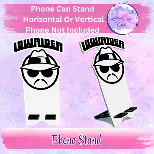 Lowrider Cholo Man With Wording Phone Stand