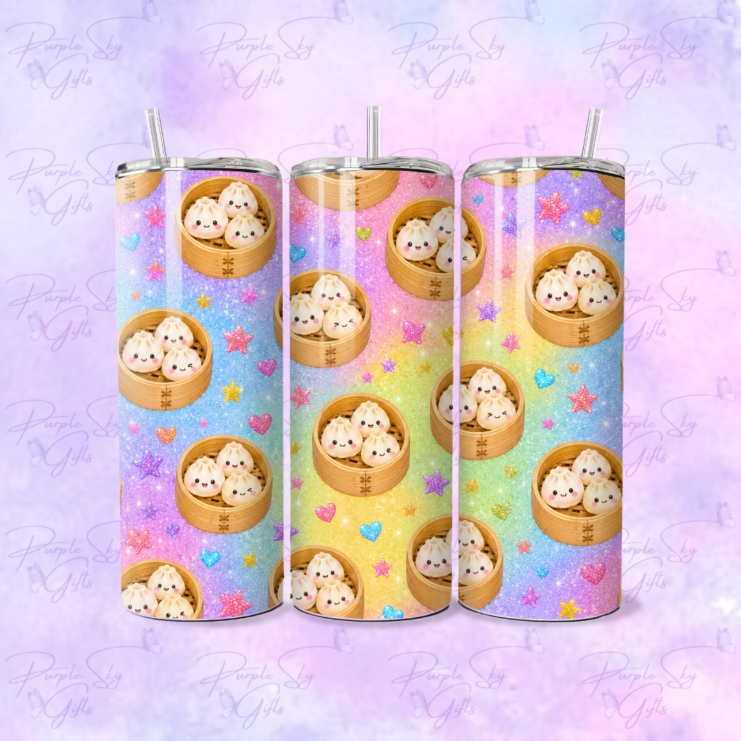 Multicolor Dumpling Baskets 20 or 30 oz Tumbler