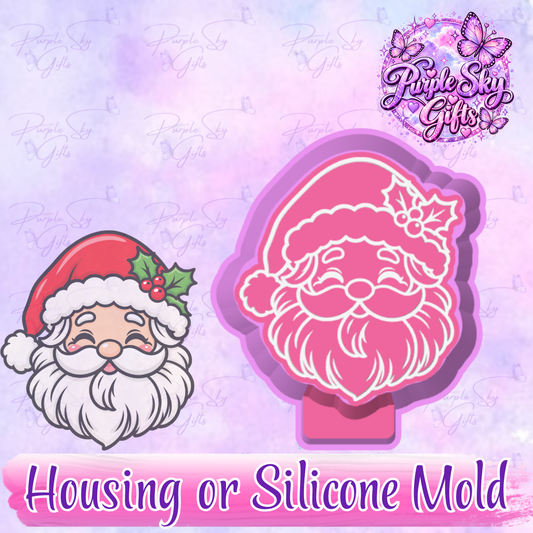 Mr. Santa Claus Freshie Housing or Silicone Mold