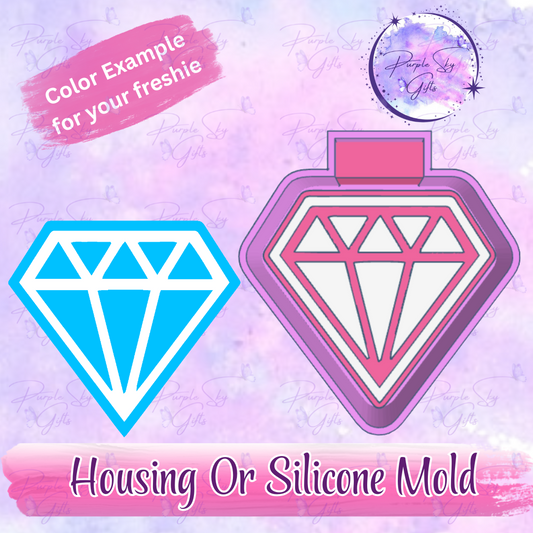 Diamond Freshie Housing or Silicone Mold