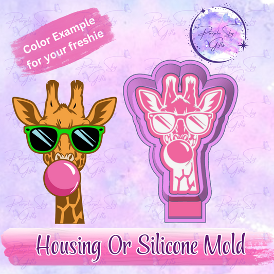 Bubblegum Giraffe Mold Housing or Silicone Mold