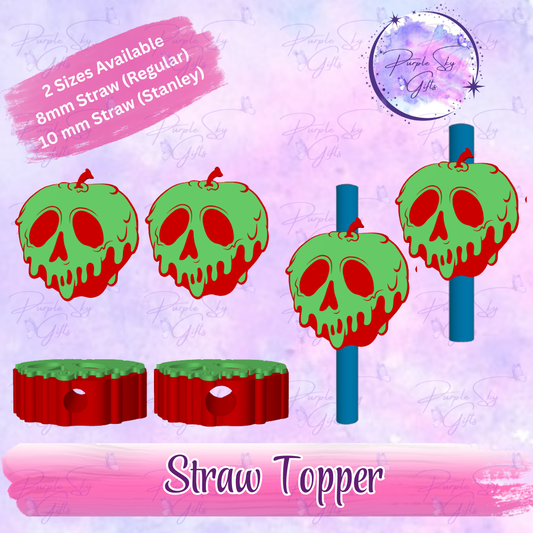 Poison Apple Straw Topper