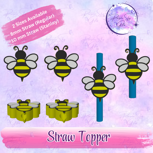 Bumblebee Straw Topper