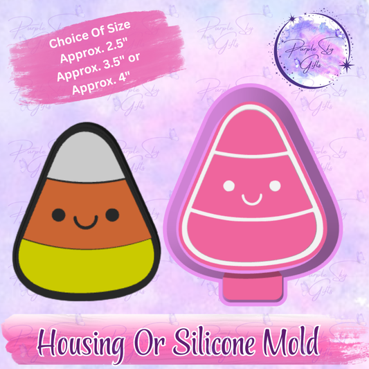 Happy Candy Corn Housing or Silicone Mold
