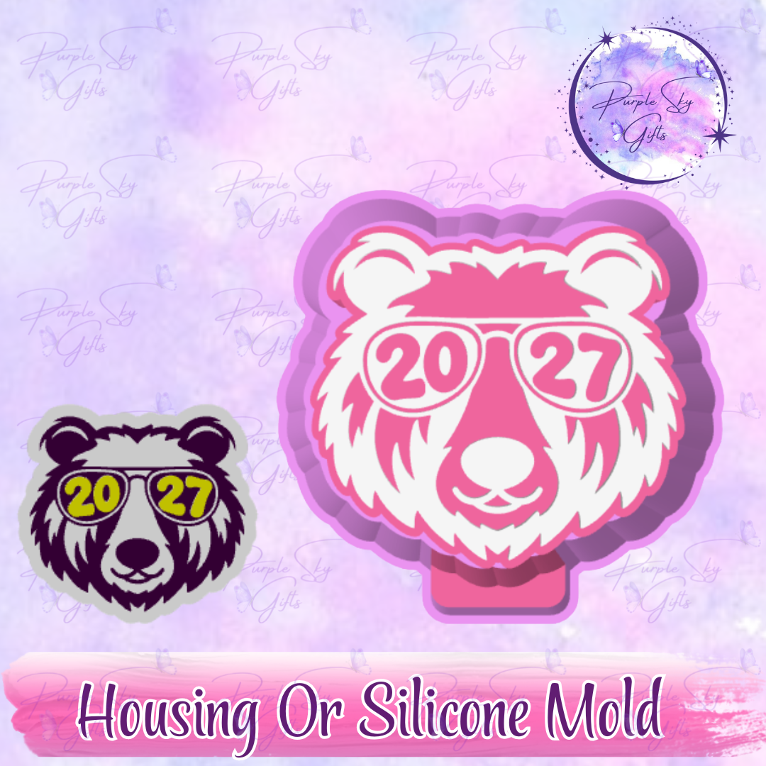 2027 Senior Bear Freshie Mold Housing or Silicone Mold