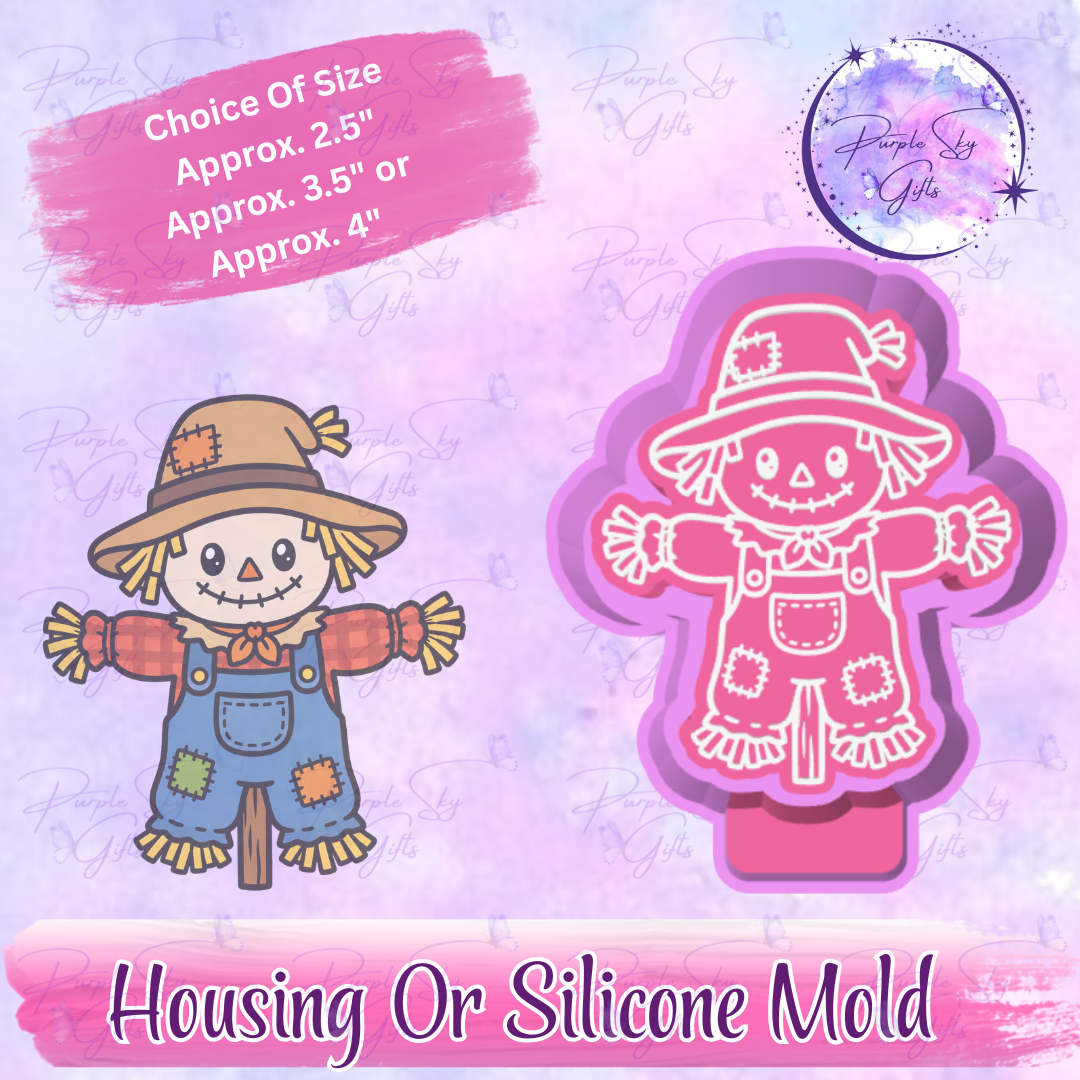 Friendly Scarecrow Mold Housing or Silicone Mold