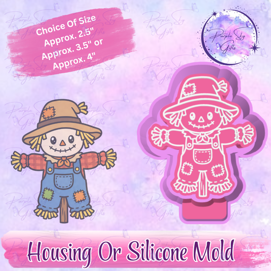 Friendly Scarecrow Mold Housing or Silicone Mold