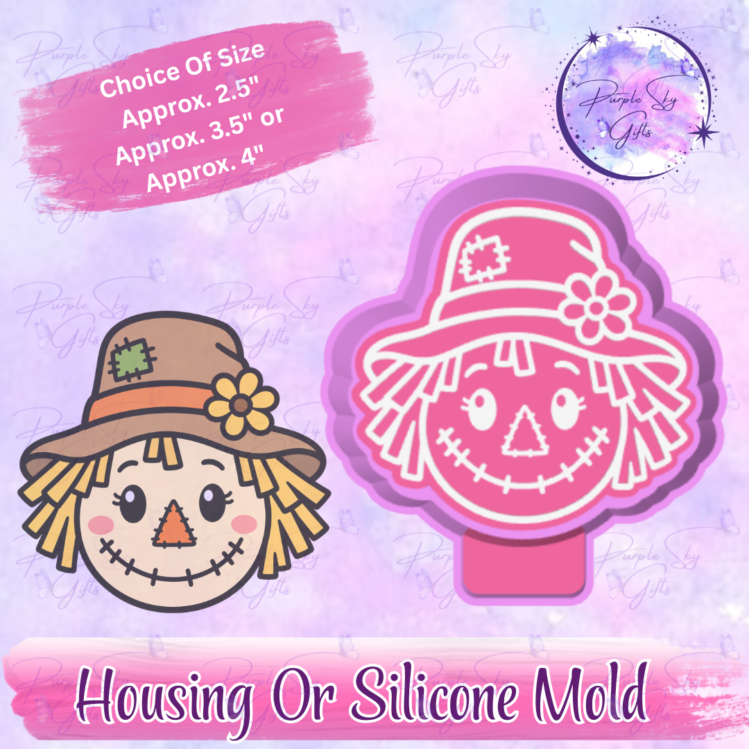 Scarecrow Face Mold Housing or Silicone Mold