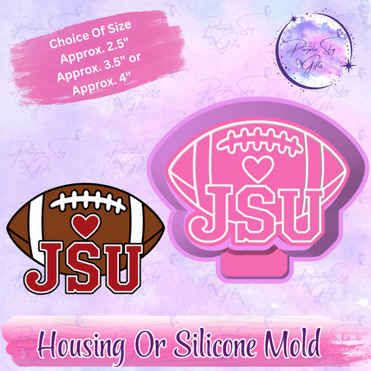 JSU Football Freshie Housing or Silicone Mold