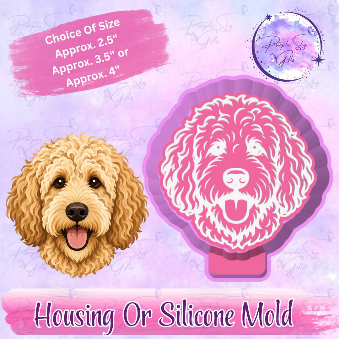 Goldendoodle/Labradoodle Freshie Housing or Silicone Mold