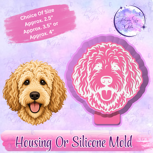 Goldendoodle/Labradoodle Freshie Housing or Silicone Mold