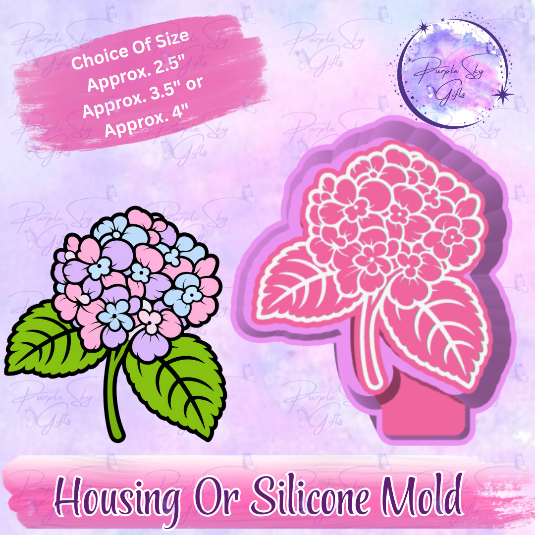 Hydrangea Mold Housing or Silicone Mold