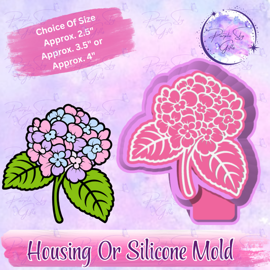 Hydrangea Mold Housing or Silicone Mold