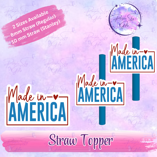 Made In America Straw Topper