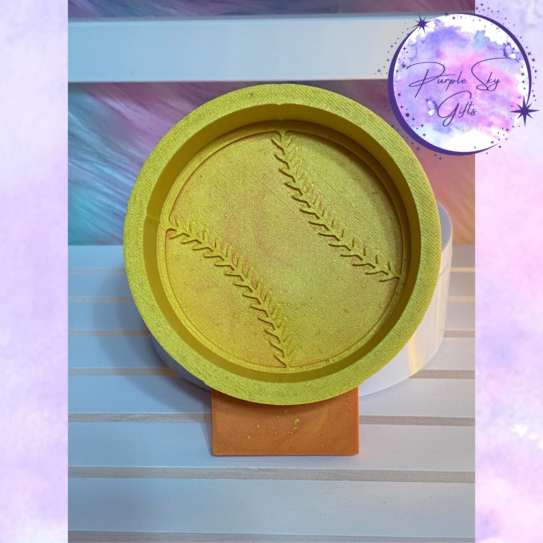 Baseball Freshie Mold Housing OR Silicone Mold