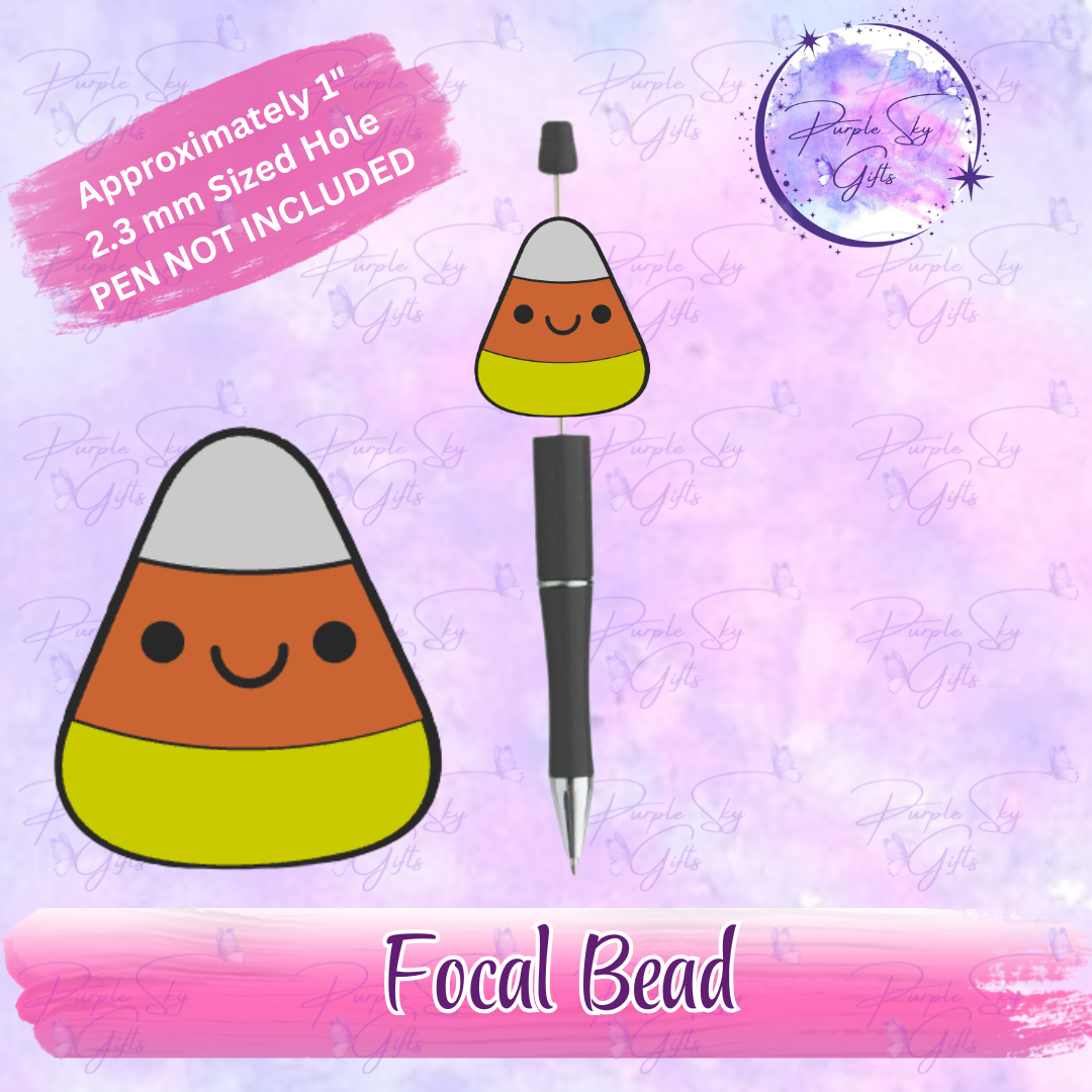 Happy Candy Corn Focal Bead