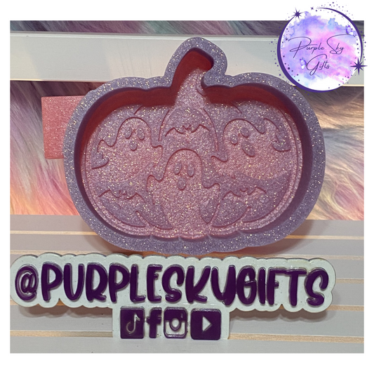 Pumpkin Halloween Scene Silicone Mold