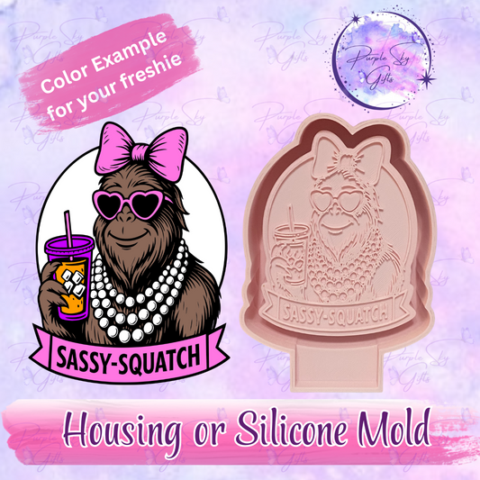 Sassy Squatch Female Bigfoot Sasquatch Mold Housing or Silicone Mold