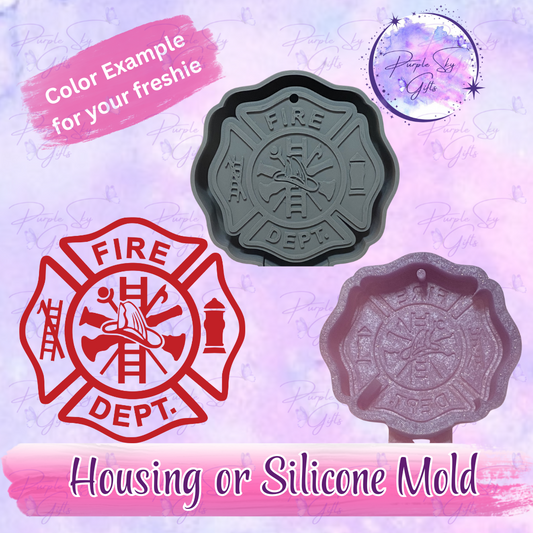 Fire Department Shield Mold Housing OR Silicone Mold