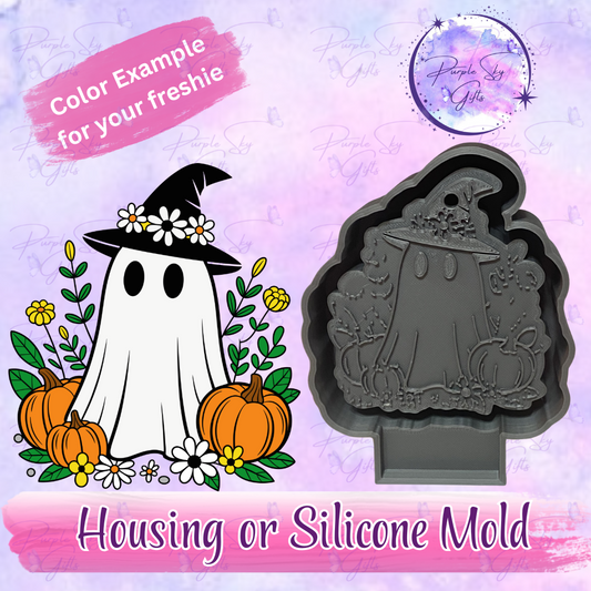 Ghost Witch Mold Housing or Silicone Mold