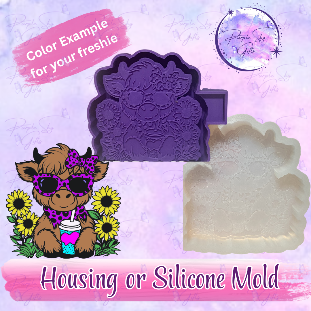 Sassy Cow Mold Housing OR Silicone Mold