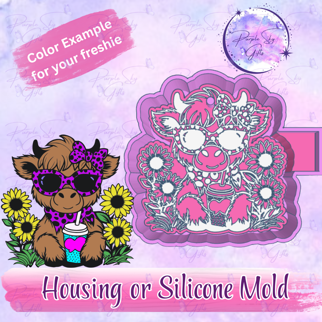 Sassy Cow Mold Housing OR Silicone Mold