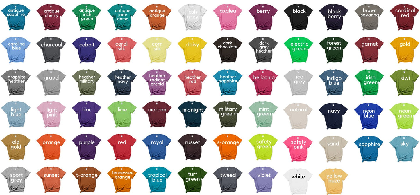 DESTASH Unisex Gildan, Hanes, Port & Company, T-Shirts Variety Of Colors & Sizes