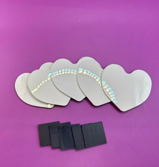 Glossy Heart MDF Sublimation Magnets - Destash