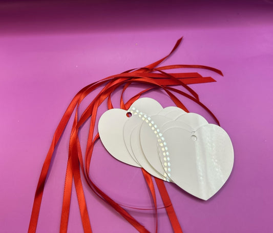 Aluminum Heart Sublimation Ornament  - Destash