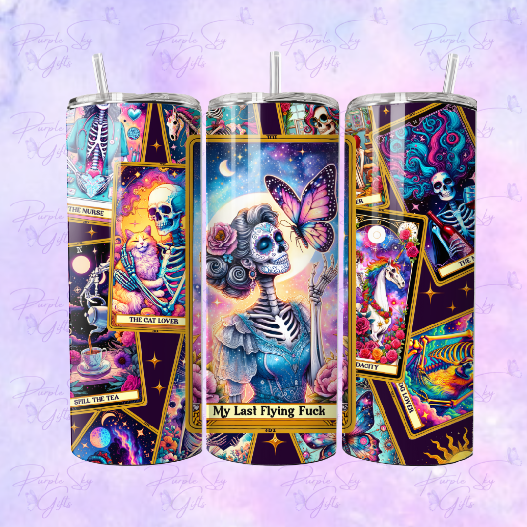 Last Flying F*ck Tarot Card 20 oz Tumbler