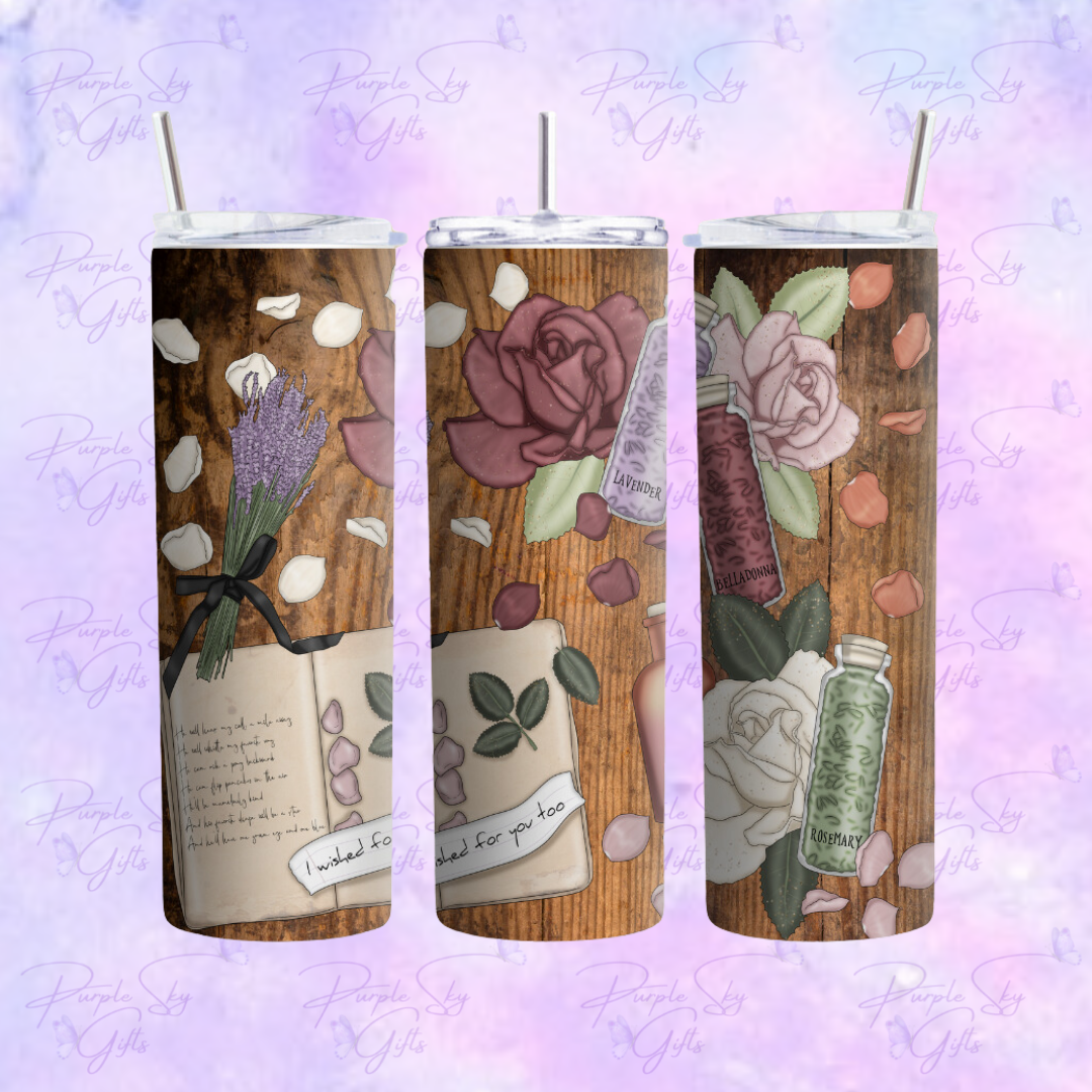 Practical Magic Spell Ingredients 20 oz Tumbler