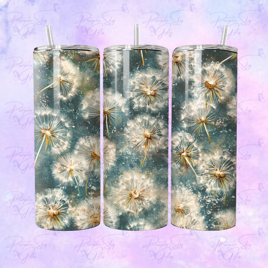 Dandelion Field Wildflower 20 oz Tumbler