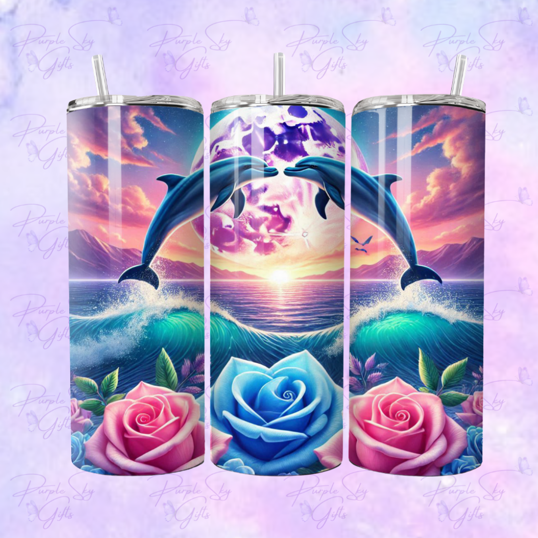 Dolphin Love 20 oz Tumbler