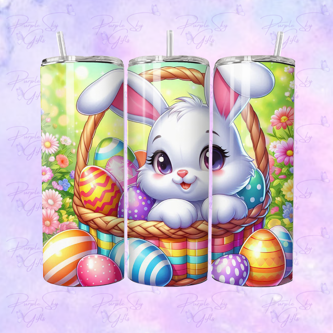 Easter Bunny In Basket 20 oz Tumbler