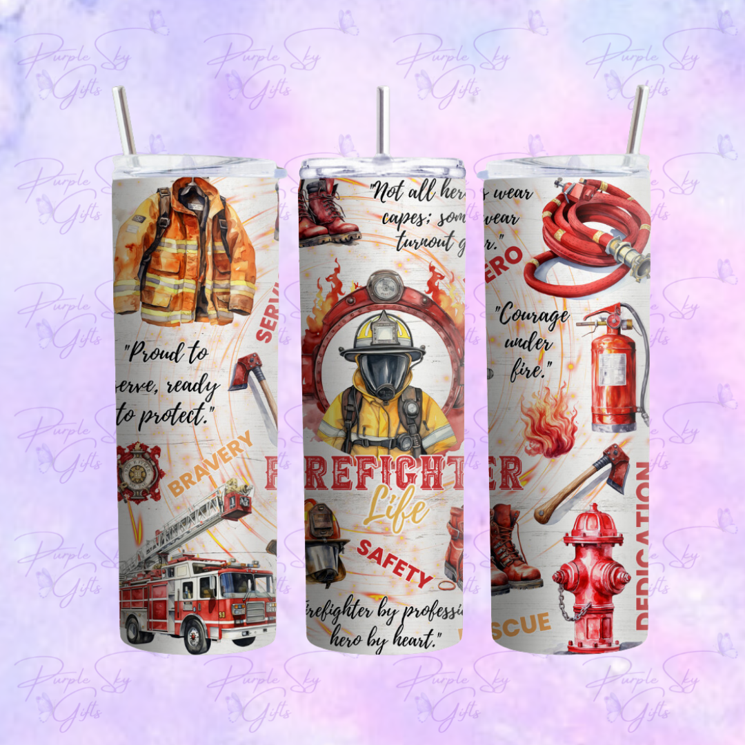 Firefighter Life 20 oz Tumbler