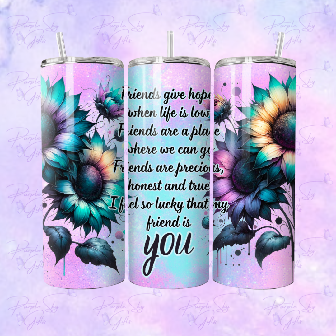 Friendship Poem 20 or 30 oz Tumbler