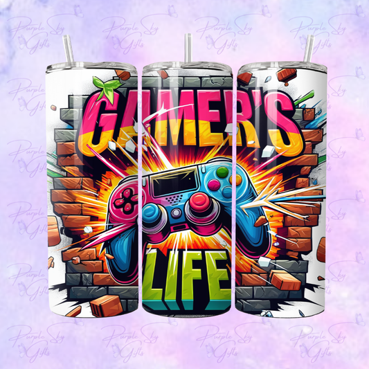 Gamer's Life 20 oz Tumbler
