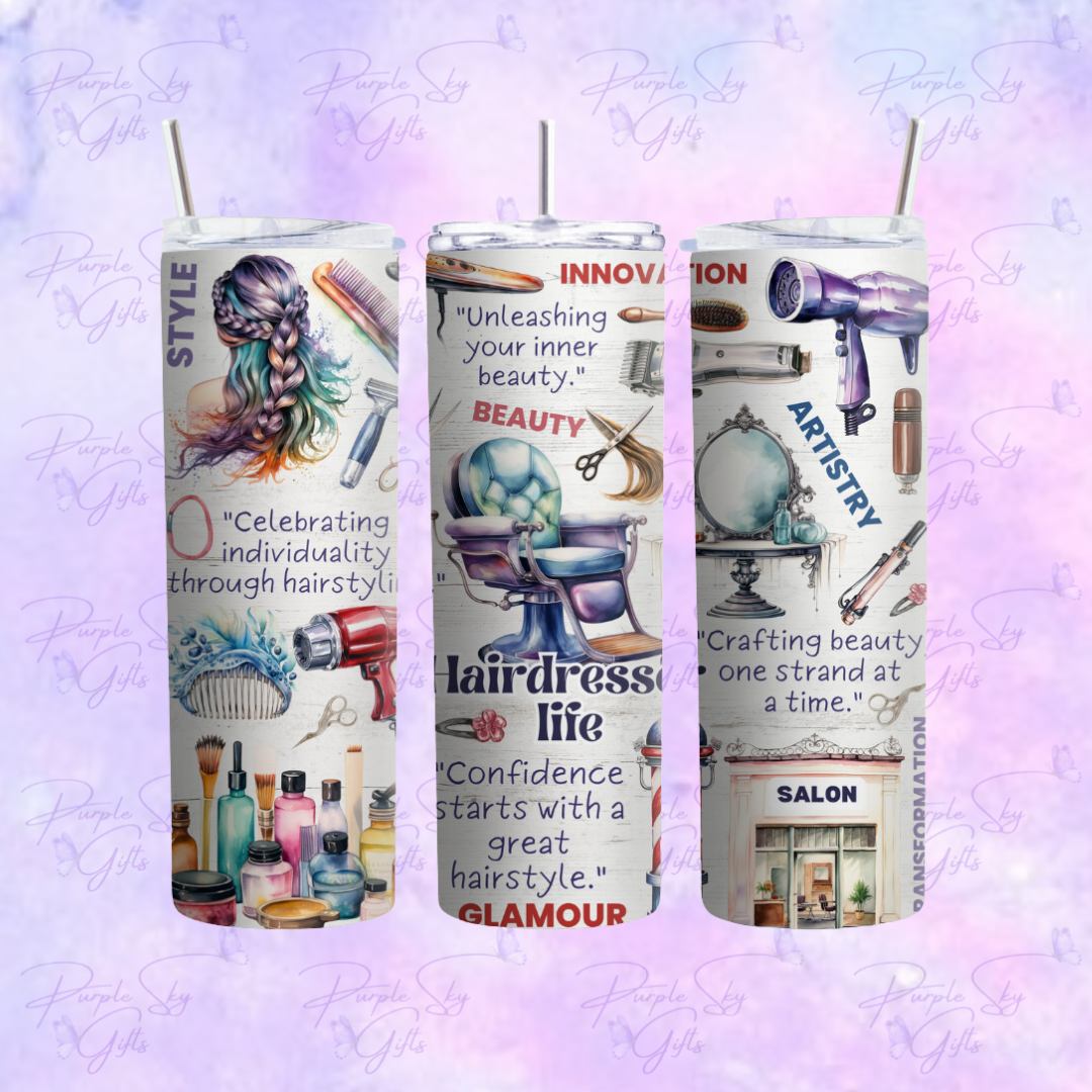 Hairdresser Life 20 oz Stainless Steel Tumbler