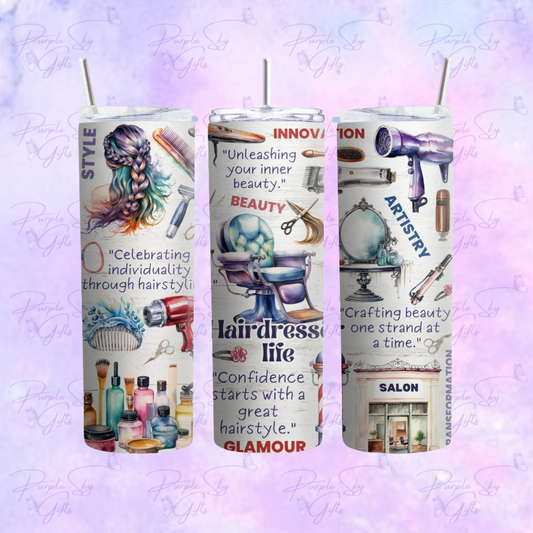 Hairdresser Life 20 oz Stainless Steel Tumbler