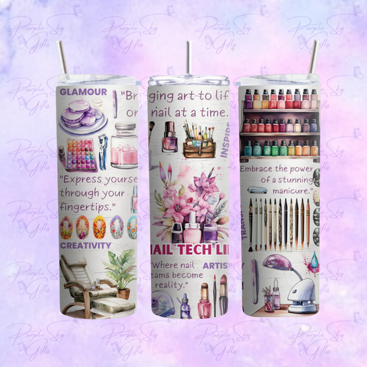 Nail Tech Life 20 or 30 oz Tumbler