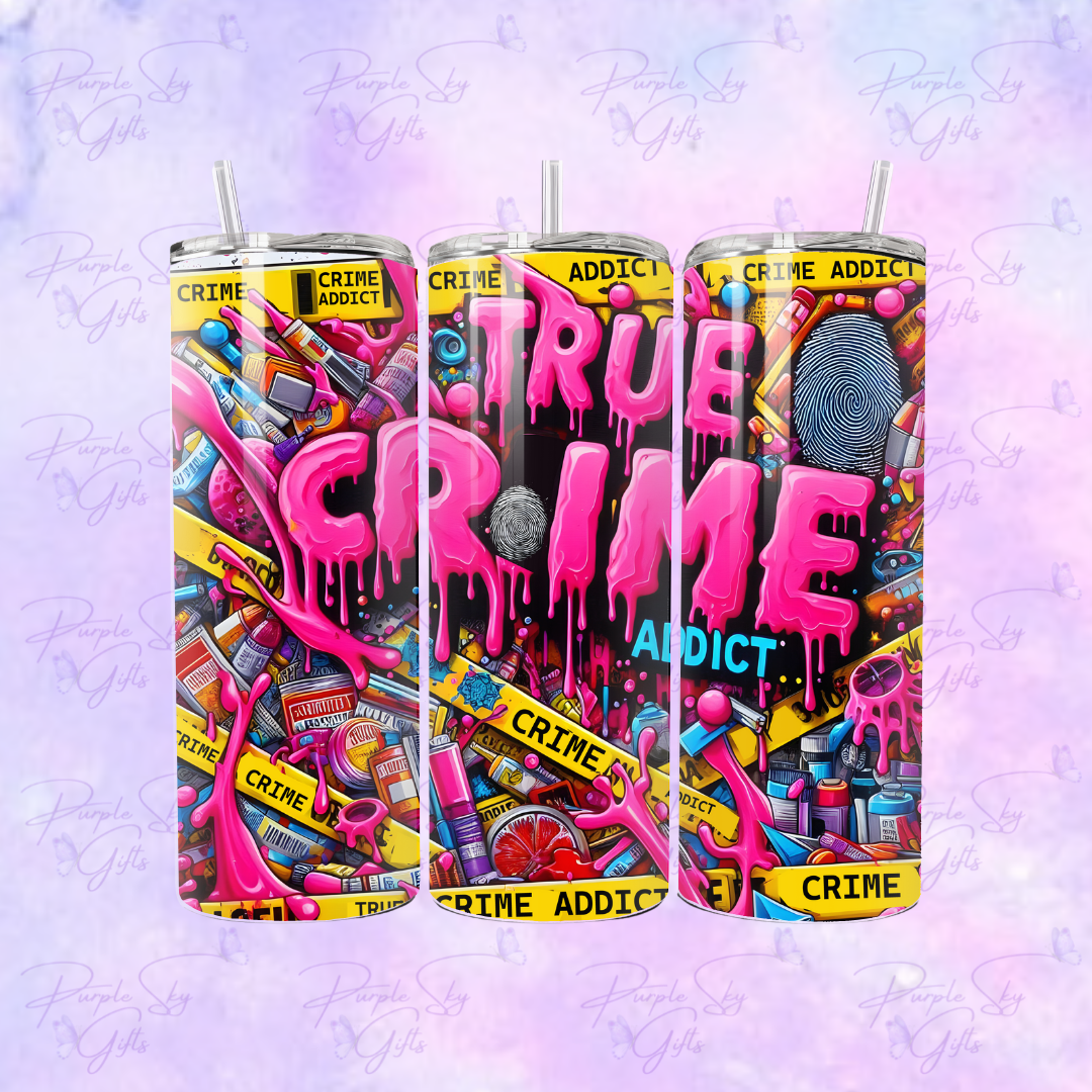 True Crime Addict 20 oz Tumbler